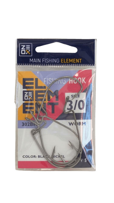 ZEOX Fishing Hook Black Nickel